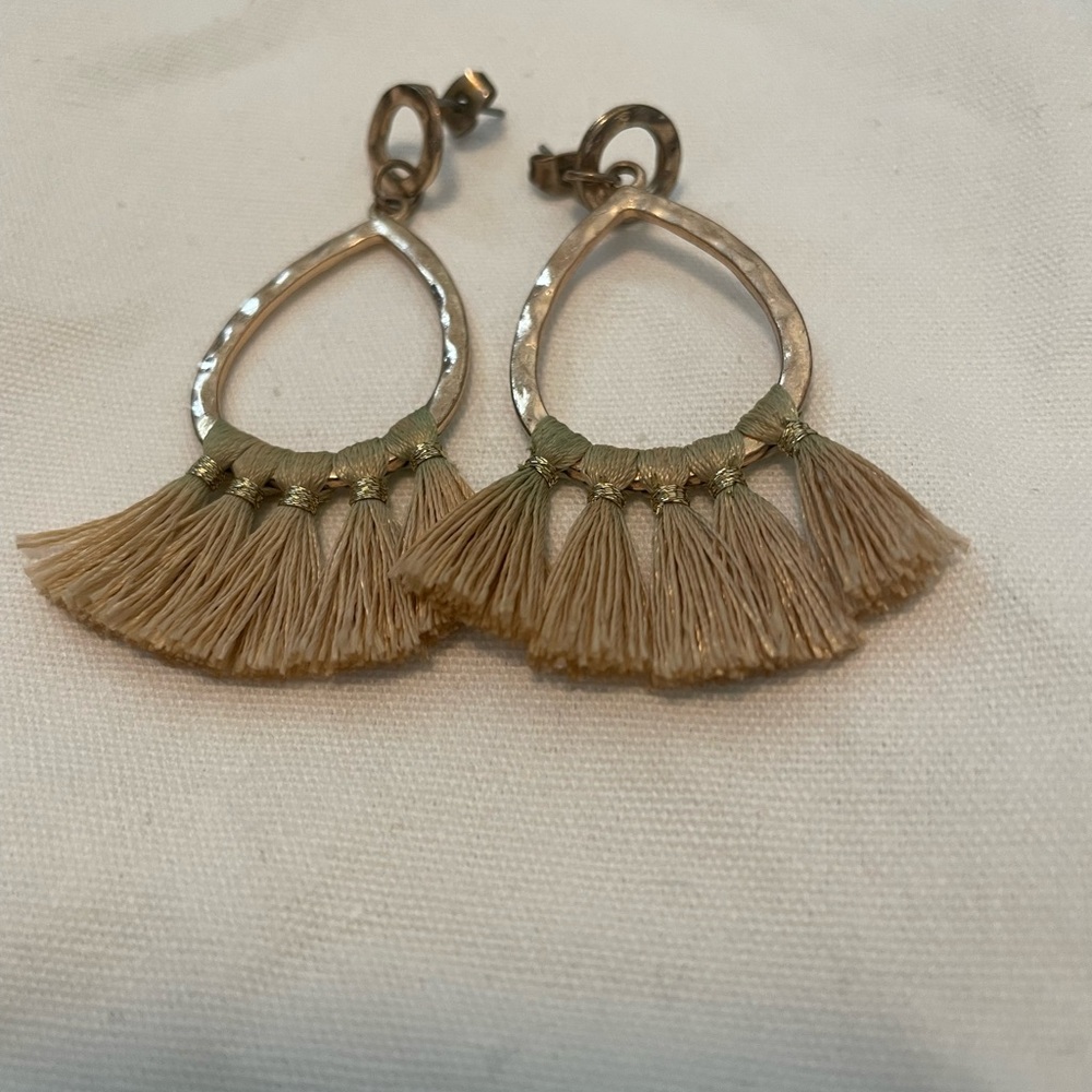 Boho “gold” dangle earrings